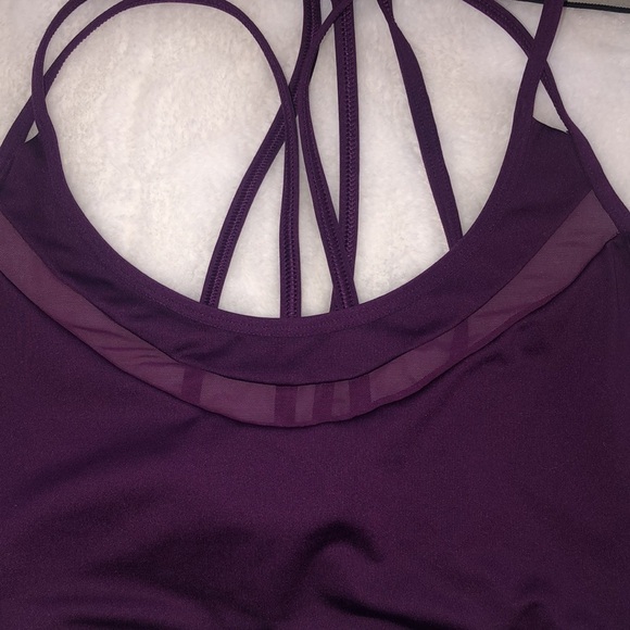Victoria Secret SPORT Small 2 Bra Bundle Black and Purple Cross Back - Picture 5 of 5